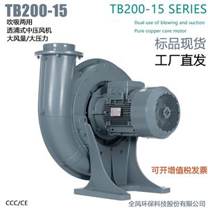 TB200-15风口向上TWYX透浦式中压鼓风机
