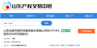 山东省环保发展集团旗下核心企业挂牌转让46.5116%股权