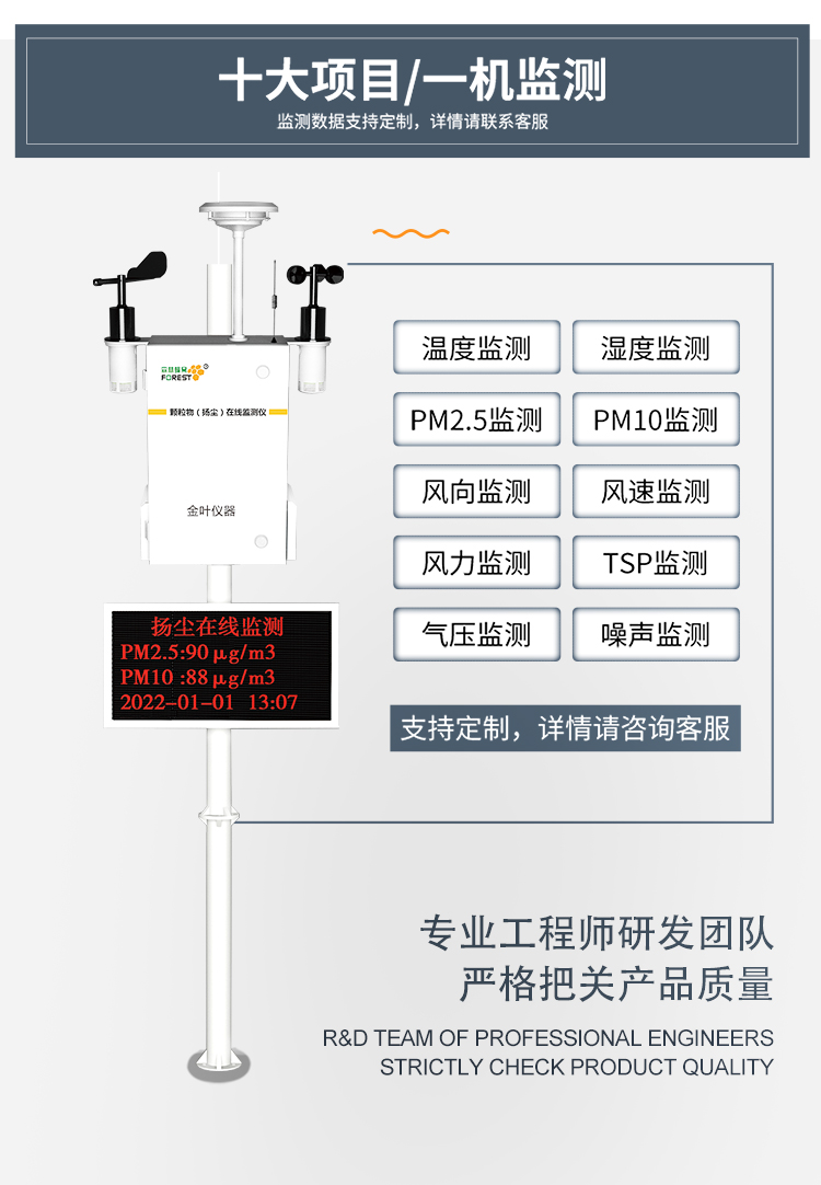 工地揚塵總超標？揚塵在線監測管理系統來幫忙