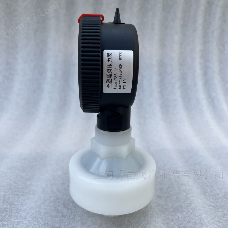 PVDF隔膜压力表 786-P隔膜压力表