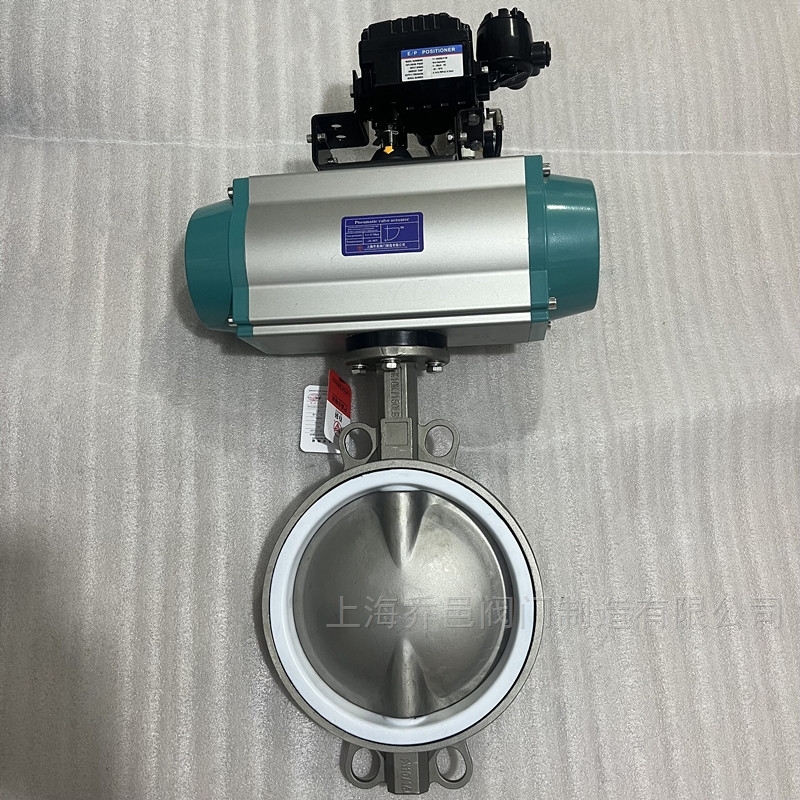 不锈钢调节型气动蝶阀 带控制箱调节型气动蝶阀
