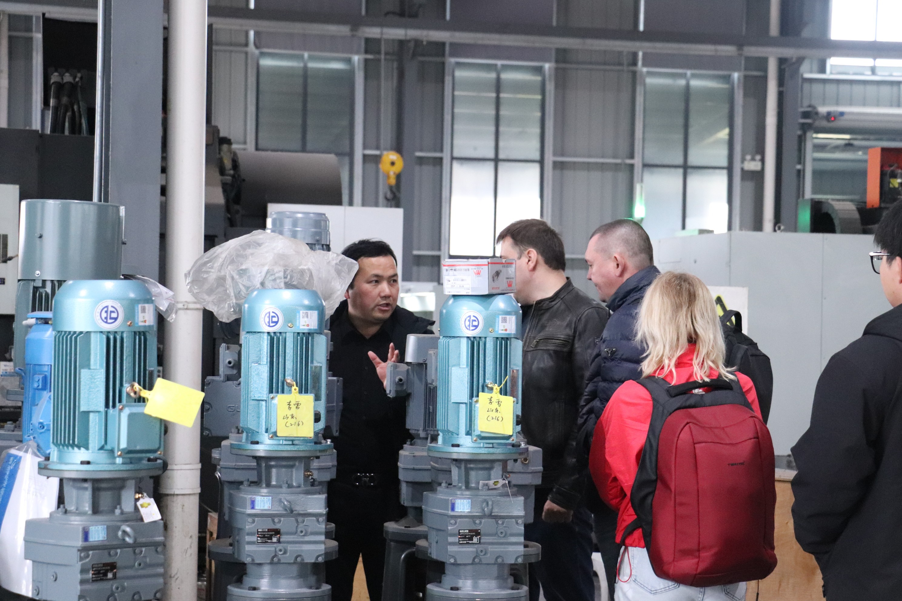 海外的商务代表团莅临南京兰江考察交流