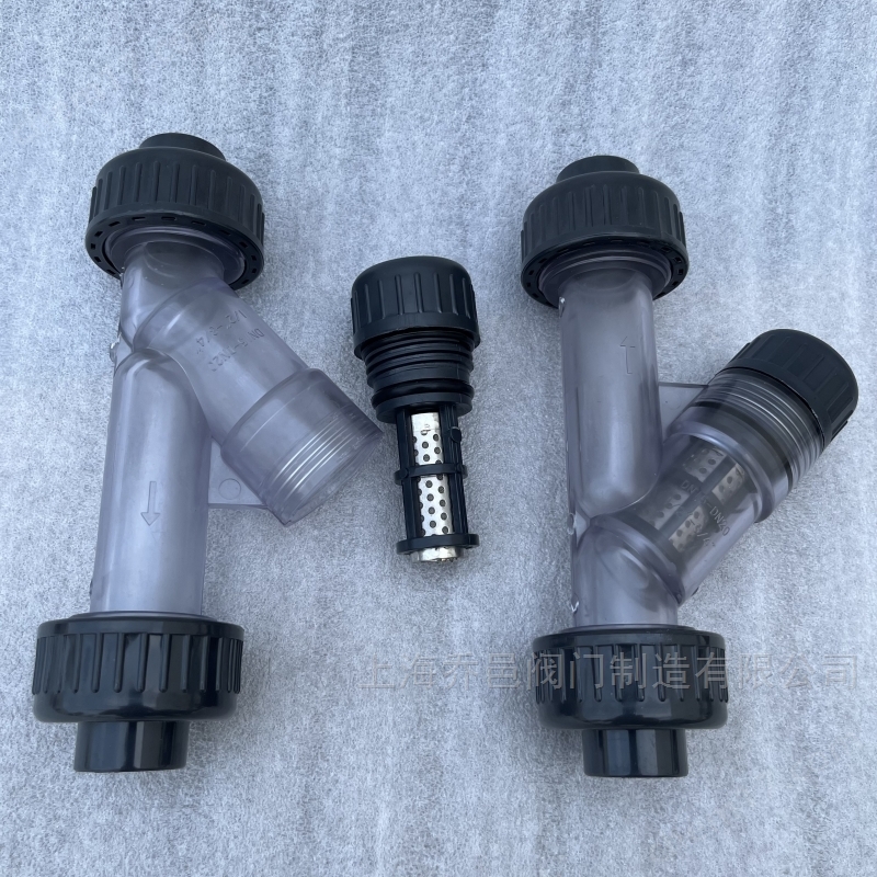UPVC法兰Y型过滤器